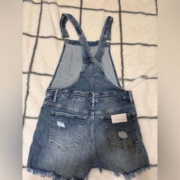 NWT RISEN SZ LG denim overalls - Picture 4 of 4
